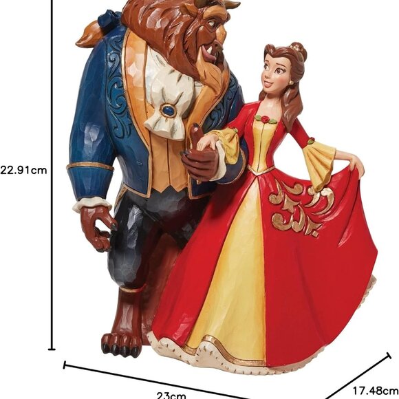 Enesco Jim Shore Disney Traditions Beauty and The Beast Enchanted Figurine - Picture 2 of 8